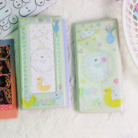 Cartoon Animal 4-Grid Photo Card Holder for K-Pop Photocards and Collectibles