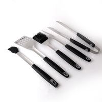 Black Stainless Steel Anti-Scald BBQ Tool Set