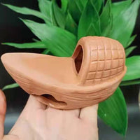 Ceramic Aquarium Decor Fish Breeding Cave Ornament for Shrimp and Small Fish