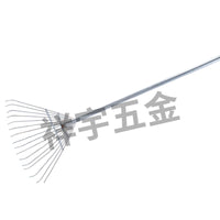 Household Garden Rake Multi-tooth Leaf Soil Cultivator Tool