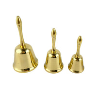 Pure Brass Hand Bell for Meditation, Classroom, and Call Bell