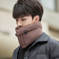 Men's Winter Cycling Neck Warmer - Windproof Thermal Scarf for Motorcycle Riding
