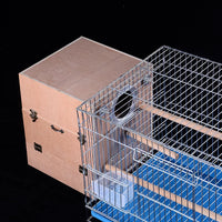 Large Galvanized Flight Cage for Parakeets, Mynahs, Peonies, and Cockatiels