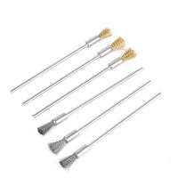 Mini Extended Shank Wire Brush Set for Cleaning, Polishing, and Rust Removal