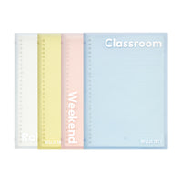 WJ Campus Loose-Leaf Notebook, Detachable, B5/A5/A4, Student-Friendly