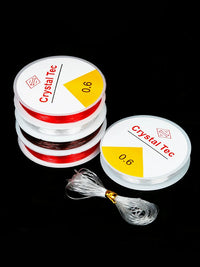 Clear Elastic Crystal Beading Thread for Bracelets and Jewelry Making