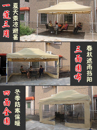 Pop-Up Canopy Tent with Sidewalls for Outdoor Events, Markets, and Sun Protection