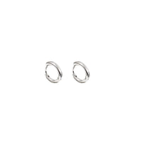 Minimalist Hoop Earrings for Women, Small Circle Cartilage Studs, Hypoallergenic Ear Piercing Jewelry