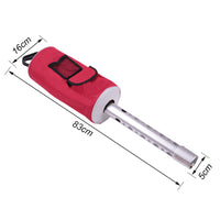 GOIF Golf Ball Retriever with Aluminum Tube and Comfortable Grip, Large Capacity, No-Bend Design