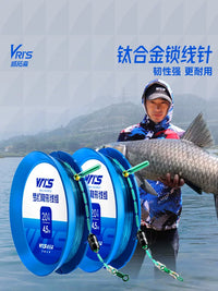 Weituosen Pre-Tied Fishing Main Line Set with Swivel, Strong Tension Fishing Line for Taiwan Fishing
