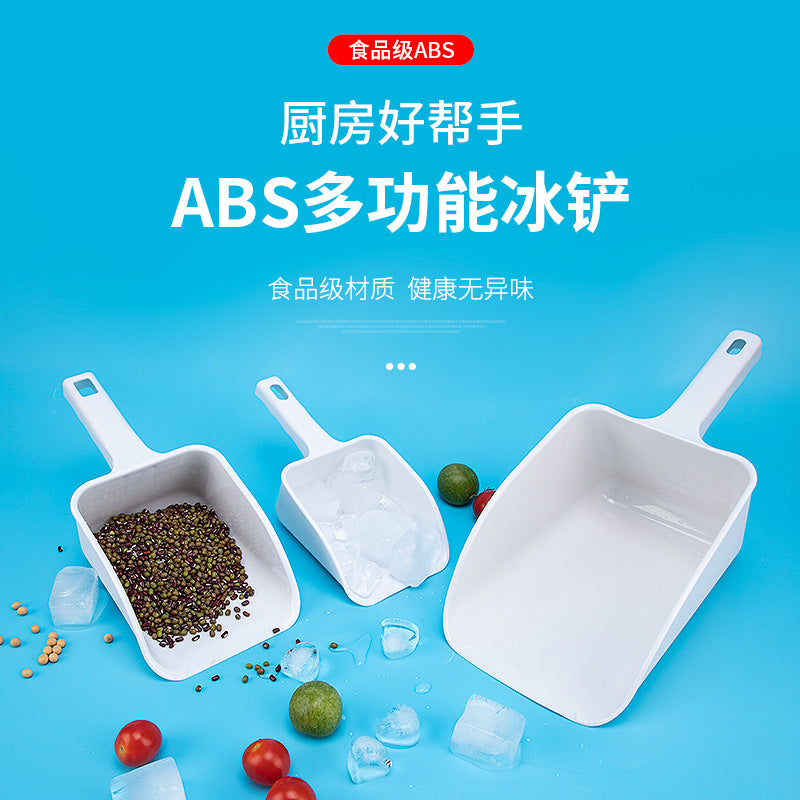 ABS Kitchen Food Scoop Set for Rice, Grains, Flour, and Ice