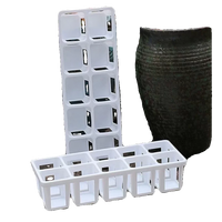 Thickened Octagonal Plastic Succulent Planter Pot for Home Gardening and Seedling Propagation