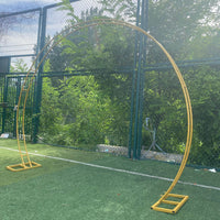 Round Wedding Arch Backdrop Stand for Ceremony Decoration, Metal Balloon Arch Frame