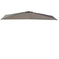 Outdoor Half Patio Umbrella Replacement Canopy Waterproof UV Protection