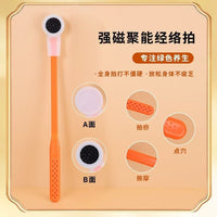Natural Bian Stone Energy Meridian Patting Board Silicone Massager for Health and Wellness