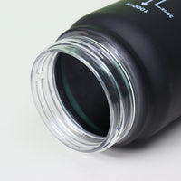Large Capacity Gradient Color Water Bottle with Scale Markings for Sports and Outdoor Activities