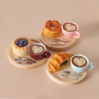 Dollhouse Miniature Food Tray Model Accessories for OB11 Dolls