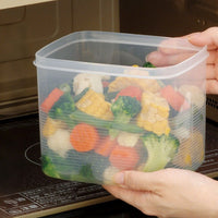 Toast Bread Storage Container with Lid - Transparent Food-Grade Cereal Fruit Refrigerator Fresh-Keeping Box