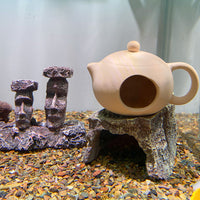 Aquarium Ceramic Hideaway Decor for Fish, Shrimp, and Reptiles - Breeding Cave and Shelter
