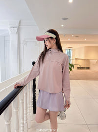 Women's Cape Sun Protection Jacket with Breathable Mesh Back, Ice Silk, UV Protection