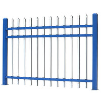 Wrought Iron Fence Panel for Garden and Yard Security