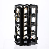 Multi-Layer Rotating Jewelry Organizer for Necklaces, Earrings, and Rings