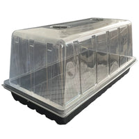 Mini Greenhouse Humidity Domes for Seedling Trays, Clear Plastic Plant Germination Covers