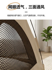 Pet Tent Bed Semi-Enclosed Cat House for All Seasons, Portable Dog Hideaway Sleeping Nest