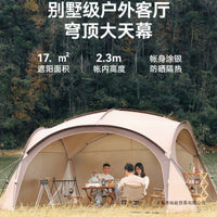 Dome Canopy Tent Spherical Sunshade for Outdoor Camping Windproof Rainproof Gazebo