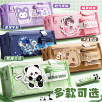 Cute Large Capacity Pencil Case for Girls, Students, and Kids - 2025 New Design