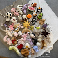 Jellycat Plush Animal Keychain Collection - Bunny, Bear, Westie, Monkey, Fox