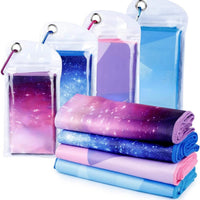 Cooling Ice Silk Sports Towel for Yoga, Fitness, and Outdoor Activities - Quick Dry & Sweat Absorbent