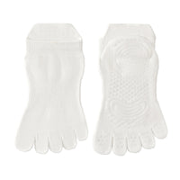 Women's Pilates Yoga Non-Slip Five-Toe Socks with Breathable Combed Cotton