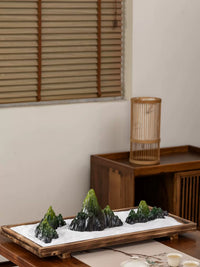 New Chinese Zen Mountain and River Landscape Ornament for Living Room Office Entrance