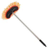 Car Wash Mop with Long Handle and Soft Bristles, Water-Fed Cleaning Tool for Home and Auto