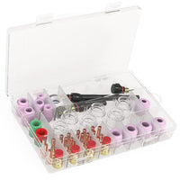 71-Piece TIG Welding Torch Accessory Kit for WP-17, WP-18, WP-26