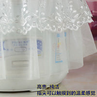 Dust Cover for Air Fryer, Rice Cooker, or Blender - Elegant Lace & Floral Design