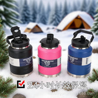 Large Capacity 304 Stainless Steel Vacuum Insulated Water Bottle with Magnetic Lid
