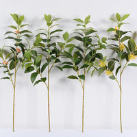Artificial Osmanthus Leaf Branches for Landscaping and Decoration