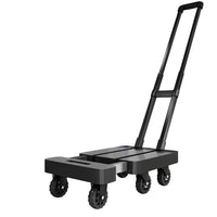 Foldable Telescopic Hand Truck with 6-Wheel Design for Home, Shopping, and Luggage Transport
