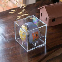 Tang'an Signature Baseball Display Case, High Transparency Acrylic Dustproof Collector Box