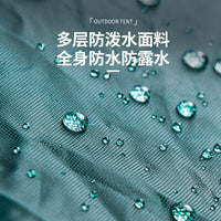 Automatic Pop-Up Camping Tent for Outdoor Overnight Stays, Portable Folding Sunshade Rainproof Family Tent