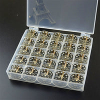 Household Sewing Machine Thread Bobbin Hand Sewing Thread Fabric Needle Box Set Sewing Thread Sewing Machine Metal Bobbin Case