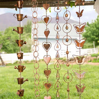 Metal Butterfly Wind Chime Outdoor Garden Art Decor