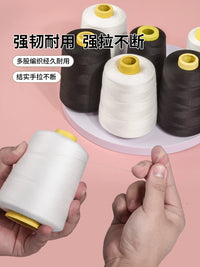 Sewing Machine Thread Large Spool for Home Use, 402 Polyester Overlock Thread, 8000 Yards