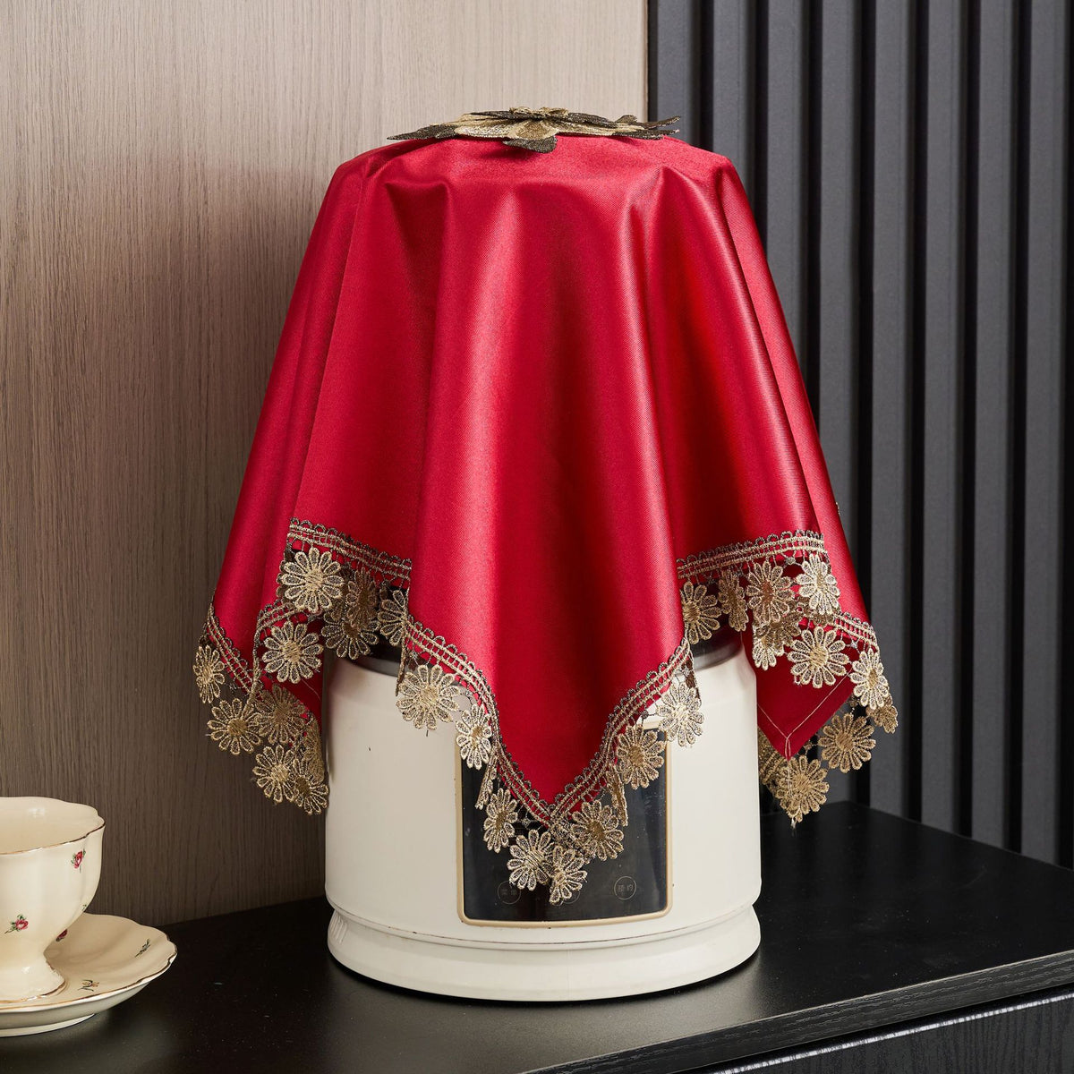 Lace Dust Cover for Kitchen Appliances - Blender, Soy Milk Maker, Air Fryer, Hot Water Kettle