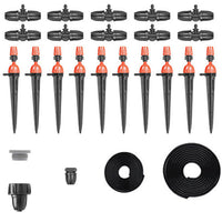 DIY 40m Drip Irrigation System Automatic Garden Watering Kit with Adjustable Drippers