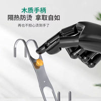 S-Hook Pipe Hanger for PPR Pipe Hot Melt Machine, Double-Sided Reinforced Stainless Steel