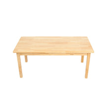 Solid Wood Kids' Study Desk and Chair Set for Home and School, Rectangular Learning Table for Primary Students