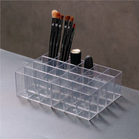 Wall-Mounted Punch-Free Transparent Cosmetic Storage Box for Bathroom Mirror Cabinets
